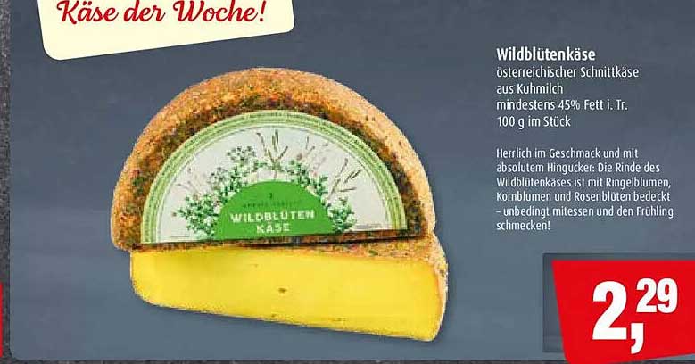 Wildblütenkäse