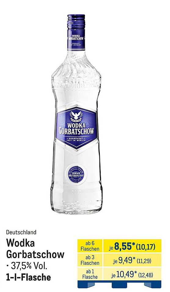 Wodka Gorbatschow • 37,5% Vol. 1-l-Flasche