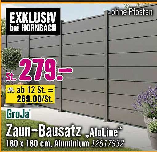 Zaun-Bausatz „AluLine“