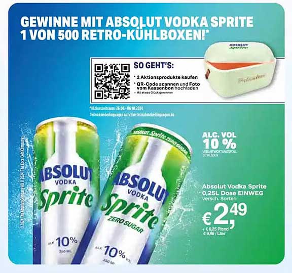 Absolut Vodka Sprite