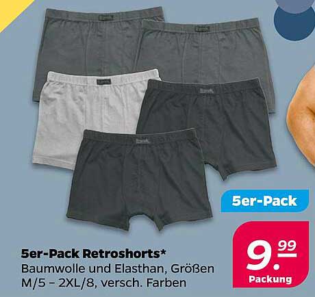 5er-Pack Retroshorts*