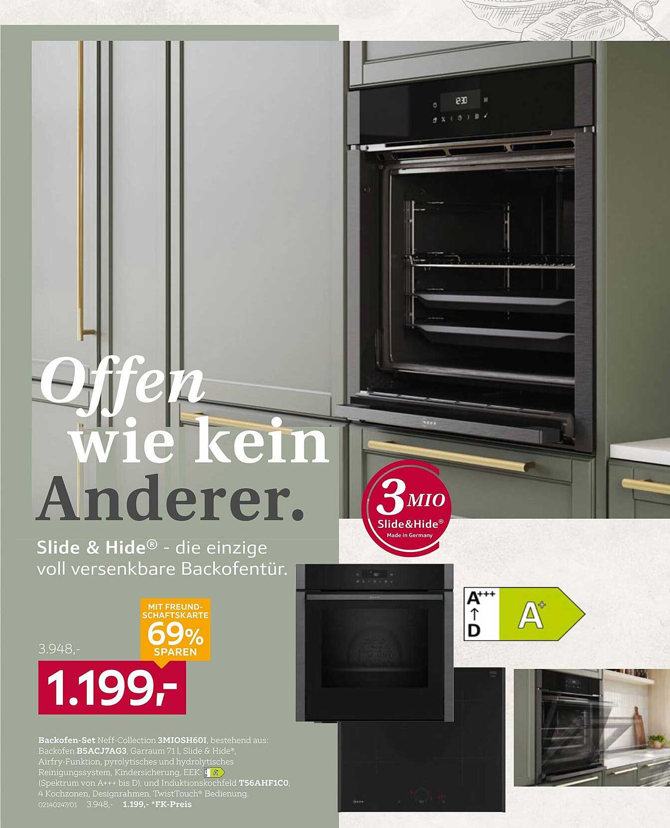 Backofen-Set Neff® Collection 3MIOH601
