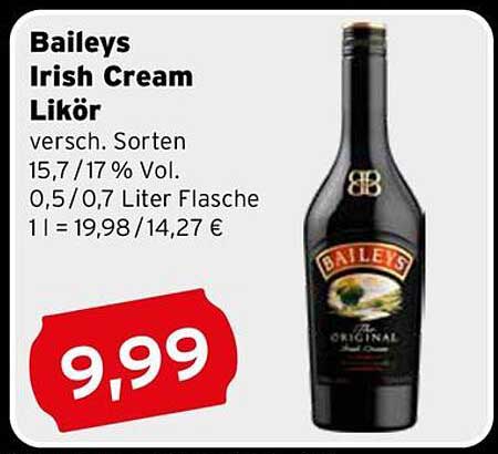 Baileys Irish Cream Likör