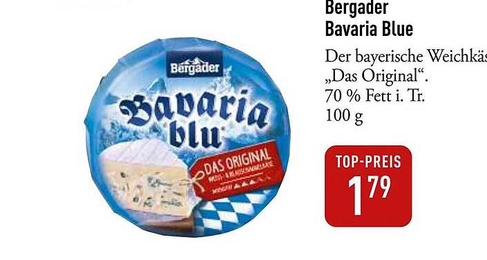 Bergader Bavaria Blue - Der bayerische Weichkäse „Das Original“