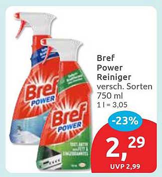 Bref Power Reiniger verschiedene Sorten 750 ml