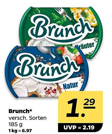Brunch* verschiedene Sorten 185 g