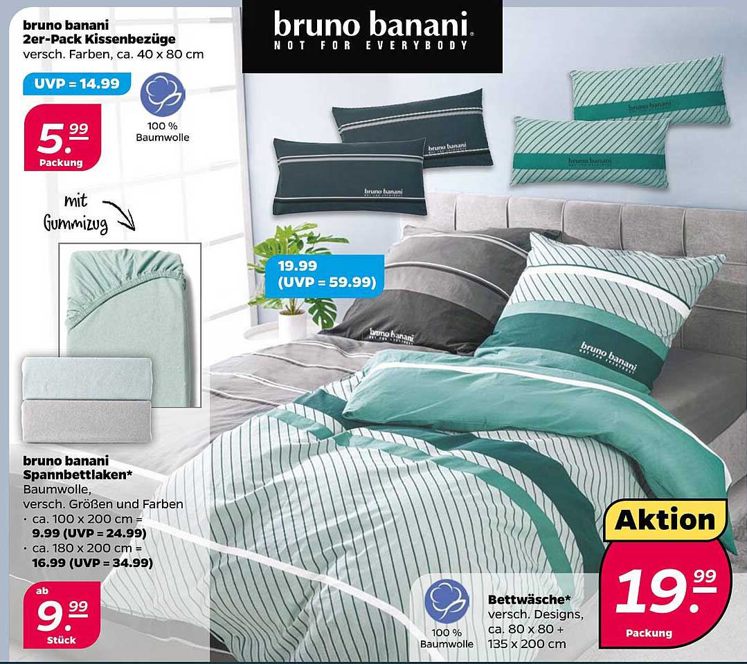 bruno banani 2er-Pack Kissenbezüge