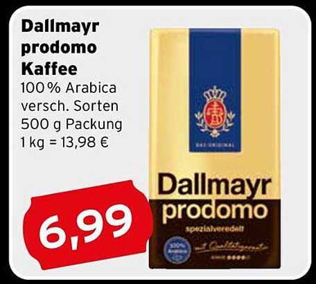 Dallmayr prodomo Kaffee 100 % Arabica