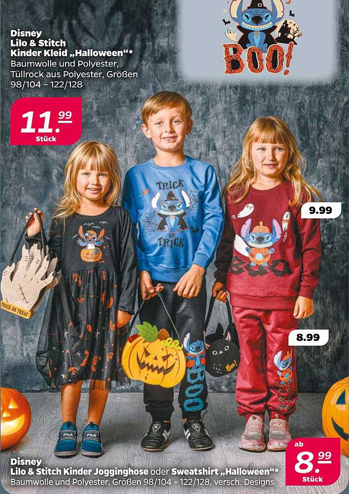Disney Lilo & Stitch Kinder Kleid 'Halloween'