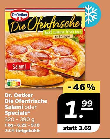 Dr. Oetker Die Ofenfrische Salami oder Speciale*