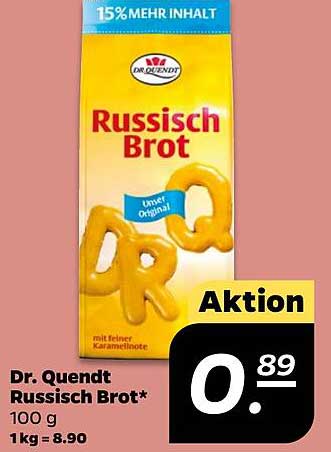 Dr. Quendt Russisch Brot 100 g