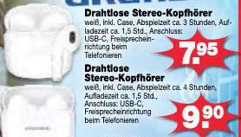 Drahtlose Stereo-Kopfhörer