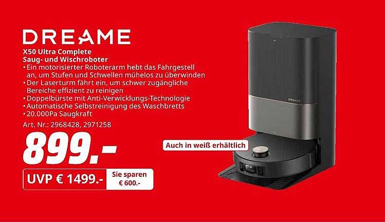 DREAME X50 Ultra Complete Saug- und Wischroboter