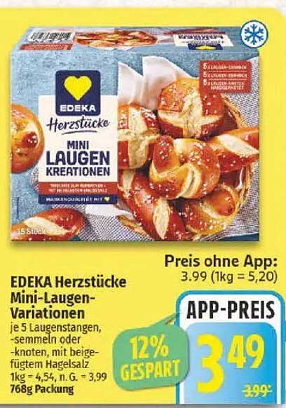 EDEKA Herzstücke Mini-Laugen-Variationen