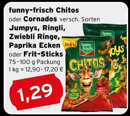 funny-frisch Chitos oder Cornados versch. Sorten