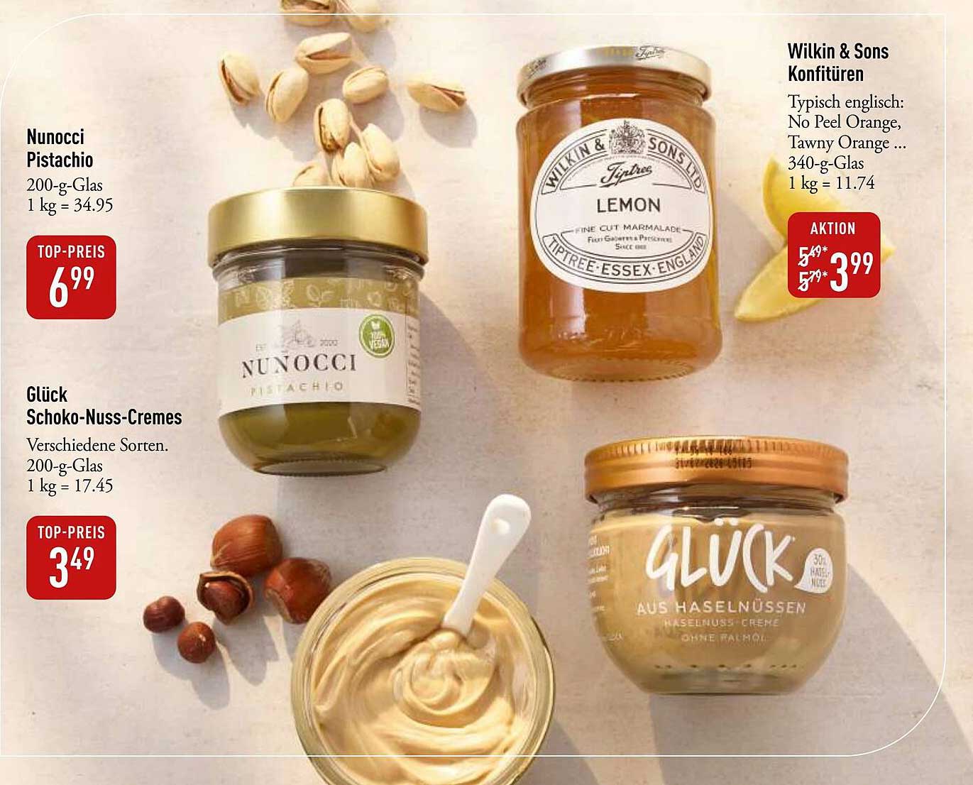 Glück Schoko-Nuss-Cremes - Verschiedene Sorten 200-g-Glas