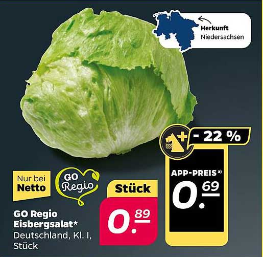 GO Regio Eissalat, Klasse I, Stück