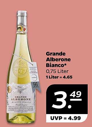 Grande Alberone Bianco 0,75 Liter für nur 3,49 €