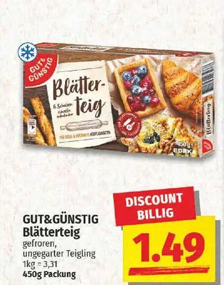 GUT& GÜNSTIG Blätterteig