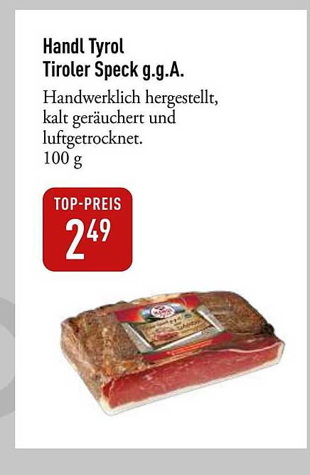 Handl Tyrol Tiroler Speck g.g.A.