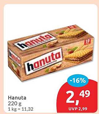 Hanutas köstliche Waffel-Snacks - 220 g für nur 2,49 €