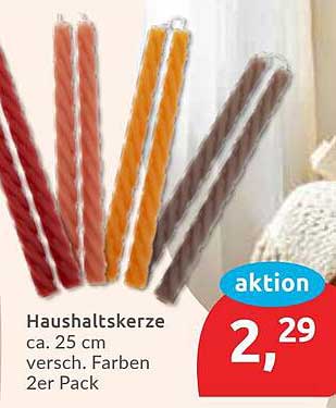 Haushaltskerze 2er Pack – vielseitig und stilvoll