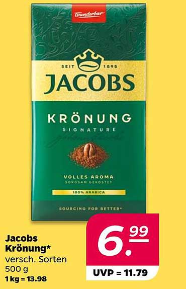 Jacobs Krönung 500 g - Verschiedene Sorten