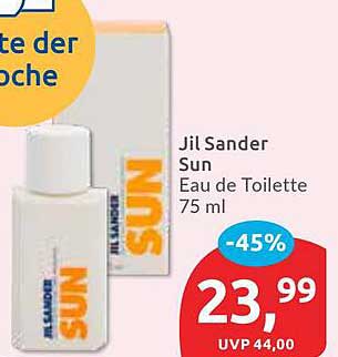 Jil Sander Sun Eau de Toilette 75 ml