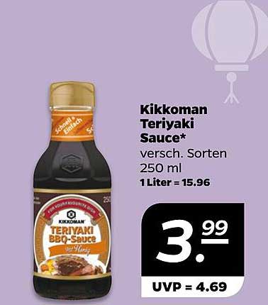 Kikkoman Teriyaki Sauce 250 ml - Leckerer Würzgenuss