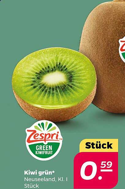 Kiwi grün* Zespri – Neuseeland, Kl. I Stück