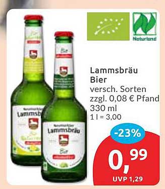Lammsbräu Bier - Verschiedene Sorten