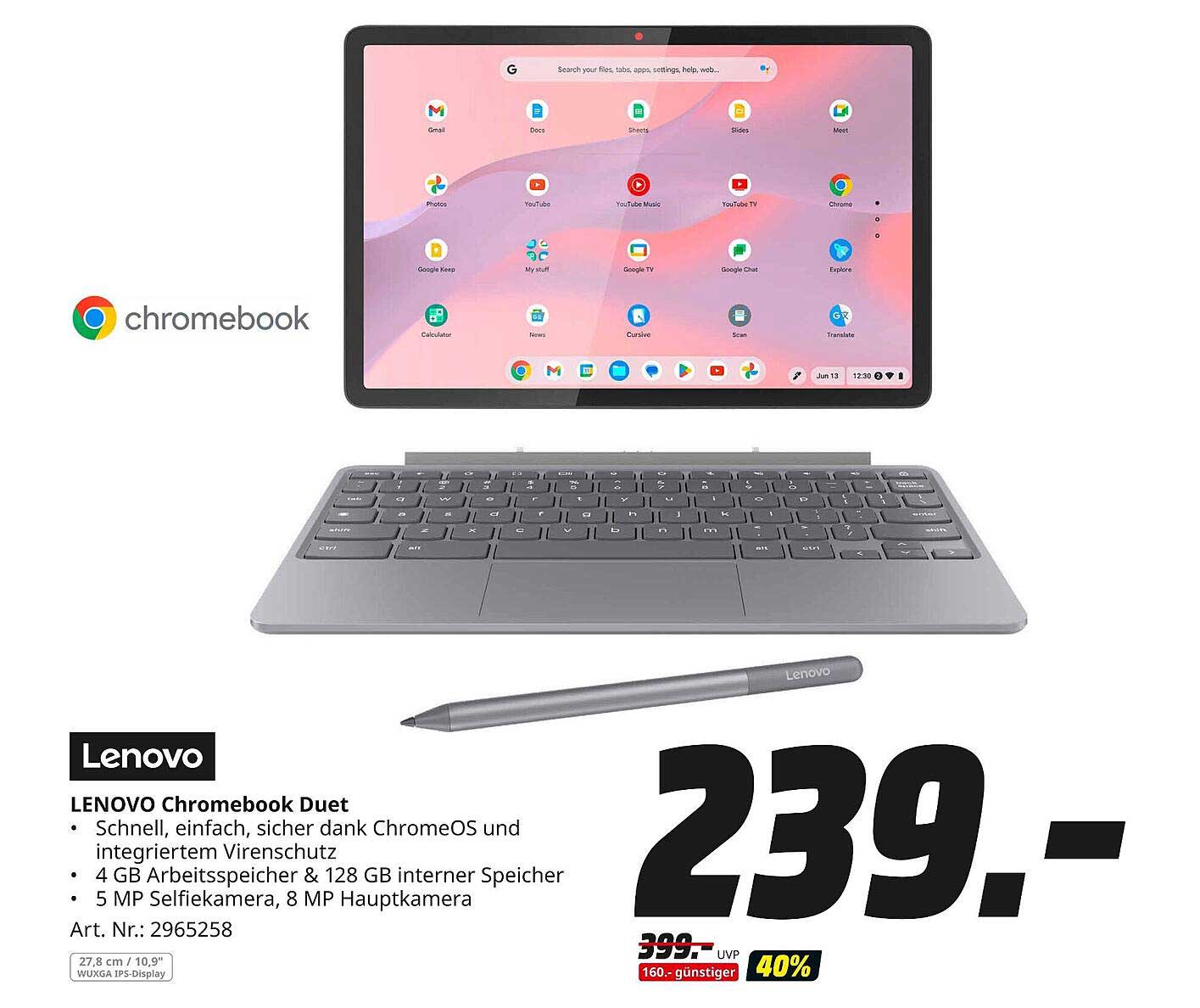 LENOVO Chromebook Duet