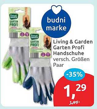 Living & Garden Garten Profi Handschuhe verschiedene Größen Paar