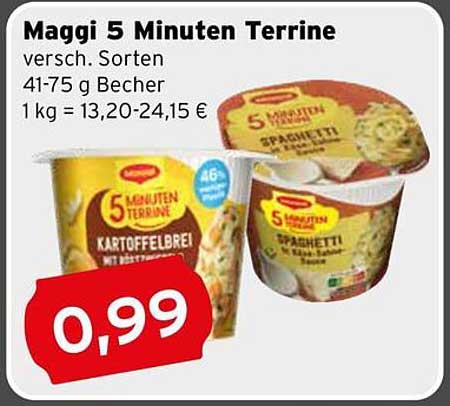 Maggi 5 Minuten Terrine - Verschiedene Sorten