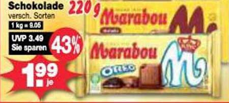 Marabou Schokolade 220 g - Verschiedene Sorten