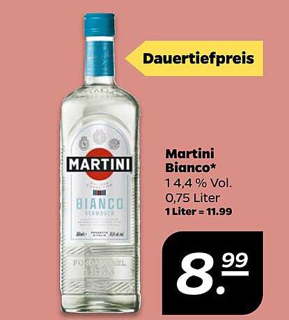 Martini Bianco 0,75 Liter – Genießen Sie den klassischen Geschmack