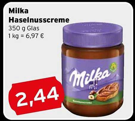 Milka Haselnusscreme 350 g Glas