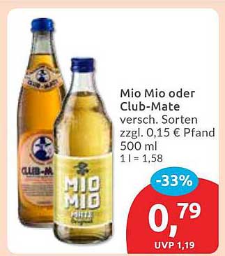 Mio Mio oder Club-Mate - Erfrischende Kaltgetränke für heiße Tage