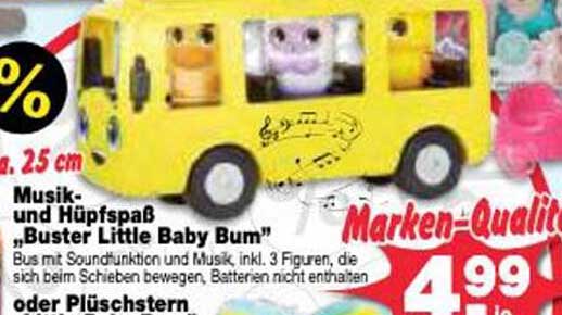 Musik- und Hüpfspaß „Buster Little Baby Bum“