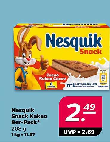 Nesquik Snack Kakao 8er-Pack