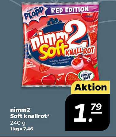 nimm2 Soft knallrot 240 g - Red Edition