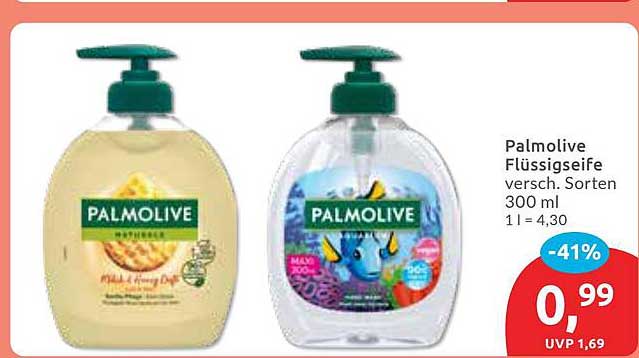 Palmolive Flüssigseife verschiedene Sorten 300 ml