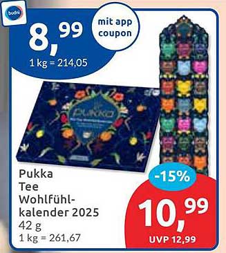 Pukka Tee Wohlfühlkalender 2025