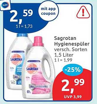 Sagrotan Hygienesprüler 1,5 Liter - jetzt zum Sonderpreis!
