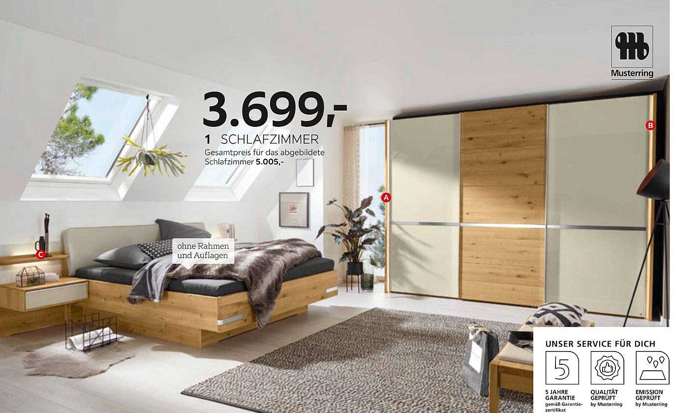 Schlafzimmer Gesamtpreis: 3.699,- Euro
