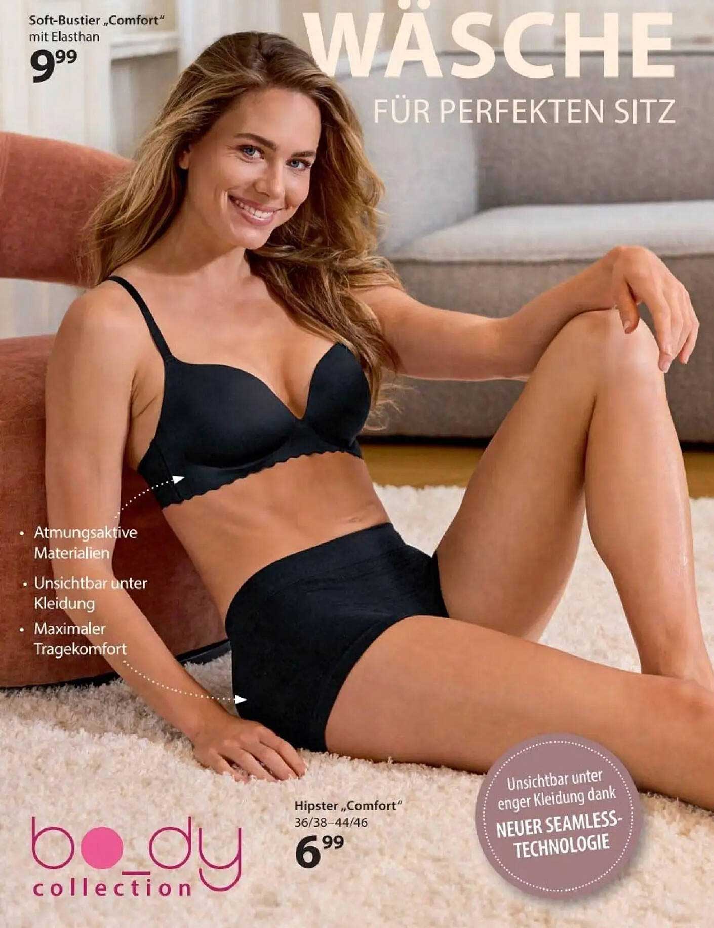 Soft-Bustier „Comfort“ mit Elasthan und Hipster „Comfort“