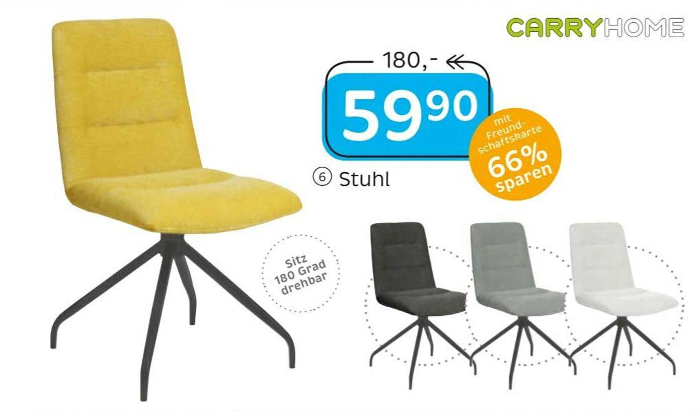 Stilvoller Drehstuhl in verschiedenen Farben für nur 59,90 €