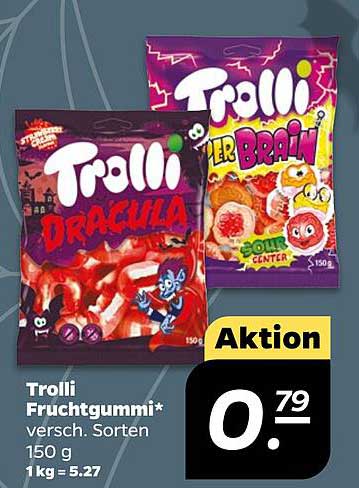 Trolli Fruchtgummi - verschiedene Sorten 150 g