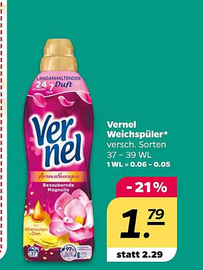 Vernel Weichspüler - bezaubernde Magnolie
