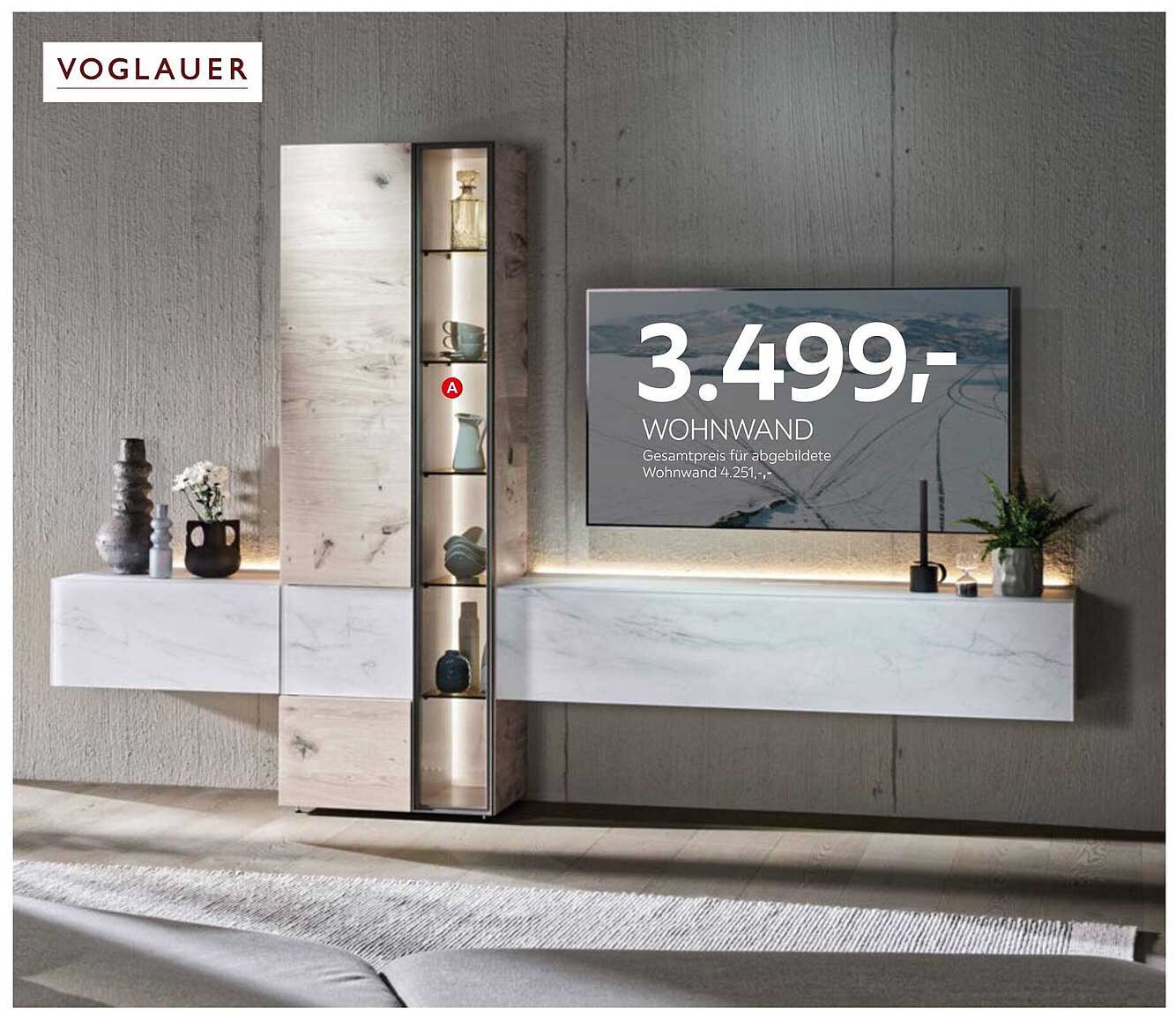 Wohnwand von Voglauer für 3.499,- €